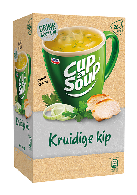 Kruidige Kip helder 26 sachets Cup a Soup.