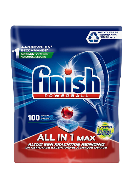 Finish All in 1 Max Grease Fighter vaatwastabletten
