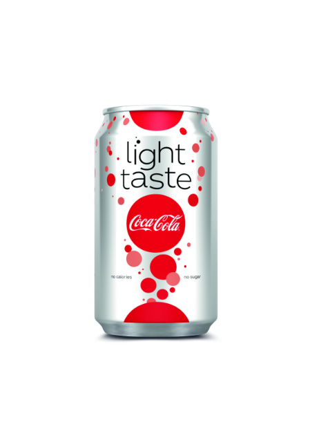 <br />
Coca Cola Light blik 33cl